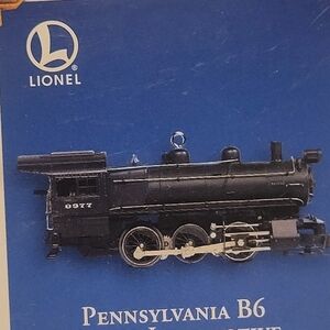 Lionel Pennsylvania B6 Black Holiday Train Ornament
